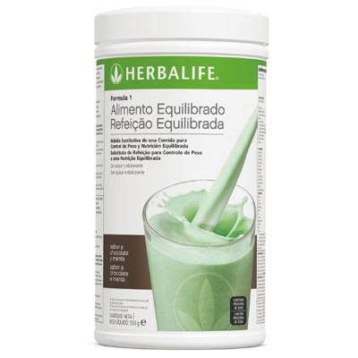 Batido Fórmula 1 Chocolate y Menta Bote 550g